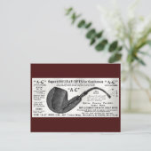 アンチがんパイプAd ポストカード (スタンド正面)