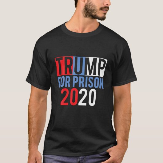 アンチのトランプは彼を大統領職に就かせるよう妨害する Tシャツ (正面)