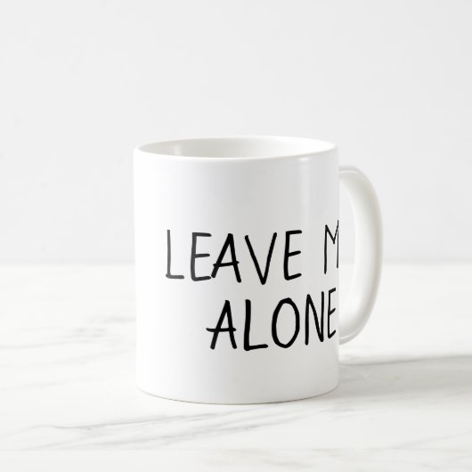 アンチのパンダは私の離れ一人のマグを負担 コーヒーマグカップ (正面右)