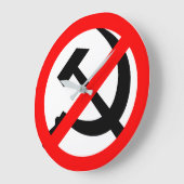 アンチの ラージ壁時計 (傾斜)