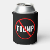 アンチはっきりしたトランプ赤の取り消し線(黒) 缶クーラー (缶裏面)