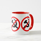 アンチはっきりした共産主義のコーヒーマグ マグカップ (正面右)