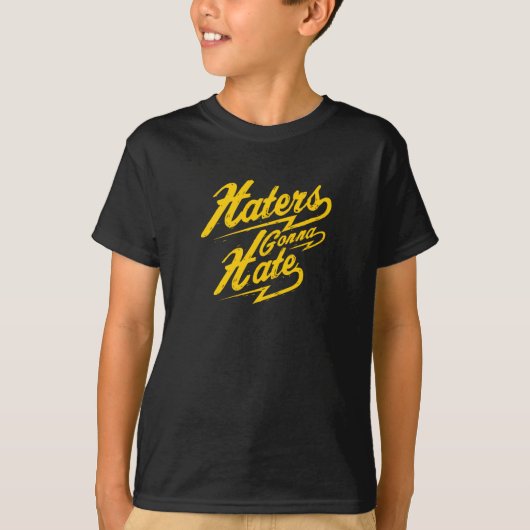 アンチはアンチらしく嫌がらせするんだろう Tシャツ (正面)
