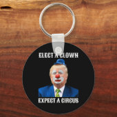 アンチを選ピエロがおもしろいの贈り物を期待する キーホルダー (正面)