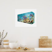 アンチアス魚の珊瑚礁 – 写真デザイン | ポスター (キッチン)