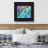 アンチアトラス山のモロッコ – テラサテライト キャンバスプリント (インサイチュ (寝室))