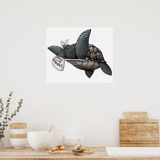 アンチウミガメ ポスター (キッチン)