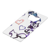 アンチェーンマイハートボトルオープナー クレジットカード栓抜き (裏面アングル)