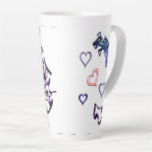 アンチェーンマイハートラテマグ カフェラテマグ (右アングル)