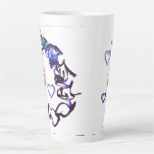 アンチェーンマイハートラテマグ カフェラテマグ (正面)