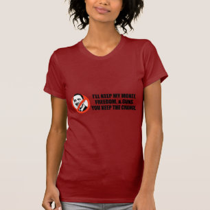 アンチオバマのTシャツ-変更を保ちます Tシャツ