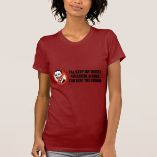 アンチオバマのTシャツ-変更を保ちます Tシャツ