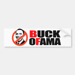 アンチオバマのTシャツ-木びき台Ofama バンパーステッカー