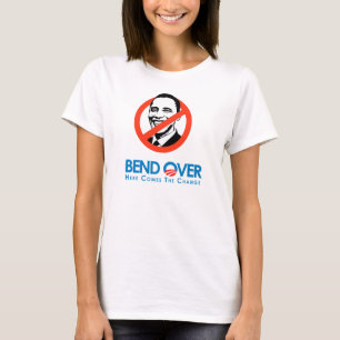 アンチオバマ-くねり変更のために Tシャツ