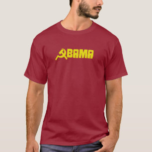 アンチオバマ-オバマは共産主義者です Tシャツ
