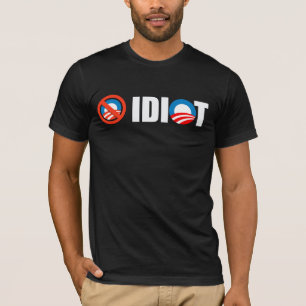 アンチオバマ-オバマは馬鹿です Tシャツ
