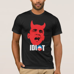 アンチオバマ-オバマは馬鹿です Tシャツ
