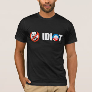 アンチオバマ-オバマは馬鹿です Tシャツ