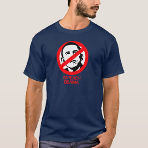 アンチオバマ-オバマを弾劾して下さい Tシャツ