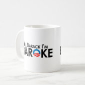 アンチオバマ-バラクIm Barokeを言って下さい コーヒーマグカップ (正面左)