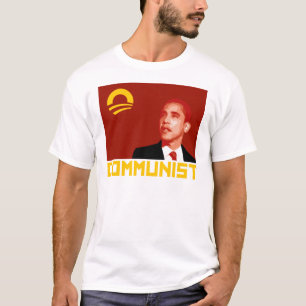 アンチオバマ: バラック・オバマの共産主義者 Tシャツ