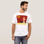 アンチオバマ: バラック・オバマの共産主義者 Tシャツ (正面フル)
