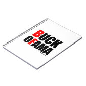 アンチオバマ-木びき台OFAMA 2 ノートブック (左側)