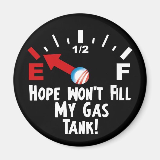 アンチオバマ – 空の希望 マグネット (正面)