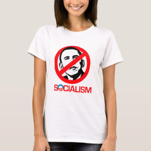 アンチオバマ-終わり社会主義 Tシャツ