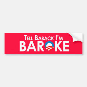 アンチオバマ- Barokeのバンパーステッカー バンパーステッカー