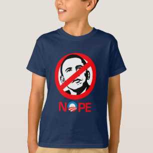 アンチオバマ- Nope Tシャツ