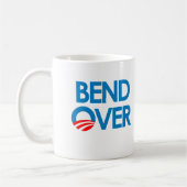 アンチオバマ- O上のくねり コーヒーマグカップ (左)