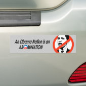 アンチオバマ- Obamanation 2 バンパーステッカー (車上)