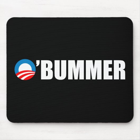 アンチオバマ- Obummer マウスパッド (正面)