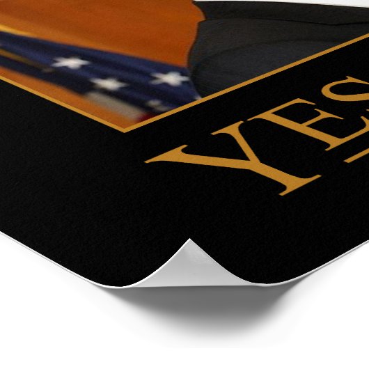 アンチオバマYes彼は民主化ポスターを行った ポスター (角)