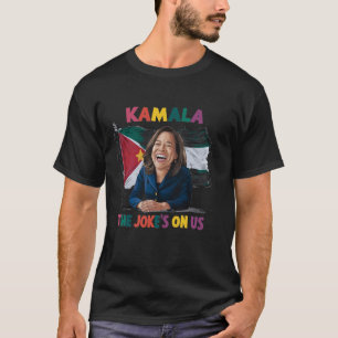 アンチカマラハリスパレスチナ国旗 Tシャツ