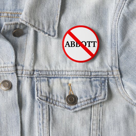 アンチガバナーGreg AbbottButton     缶バッジ (インサイチュ)