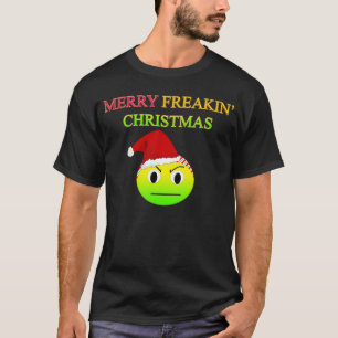 アンチクリスマスのメリーなFreakinのクリスマスのTシャツ Tシャツ