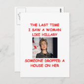 アンチクリントン ポストカード (正面/裏面)