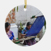 アンチグアのdrybrushで編むこと セラミックオーナメント (正面)