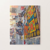 アンチグアのSemanaサンタのためのAlfombraの準備 ジグソーパズル (縦)