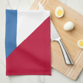 アンチグアバーブーダの旗 キッチンタオル (四つ折り)