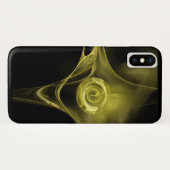 アンチグイエローフラクタルバラ Case-Mate iPhoneケース (裏面(横))