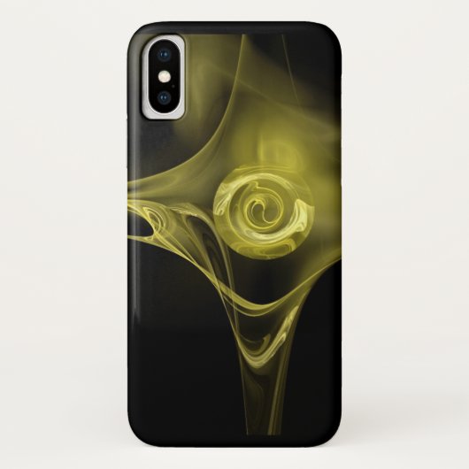 アンチグイエローフラクタルバラ Case-Mate iPhoneケース (裏面)