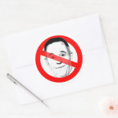 アンチグットフェルド交差顔 ラウンドシール (封筒)