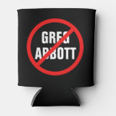 アンチグレグアボットテキサス州民主党員 缶クーラー (正面)