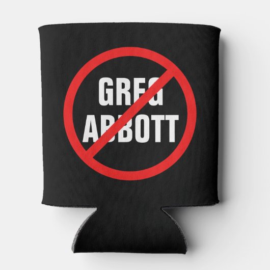 アンチグレグアボットテキサス州民主党員 缶クーラー (裏面)