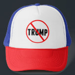 アンチシンプルトランプ赤丸X政治的 キャップ<br><div class="desc">赤い丸と取り消し線で彼の名前を切り取る。アメリカ人に反逆の罪で起訴し有罪判決を受けさせるために、アンチドナルド・トランプの帽子をいたるところに配る。ドナルド・トランプ、民主党、共和党に反対するすべてのアメリカ人のために。</div>