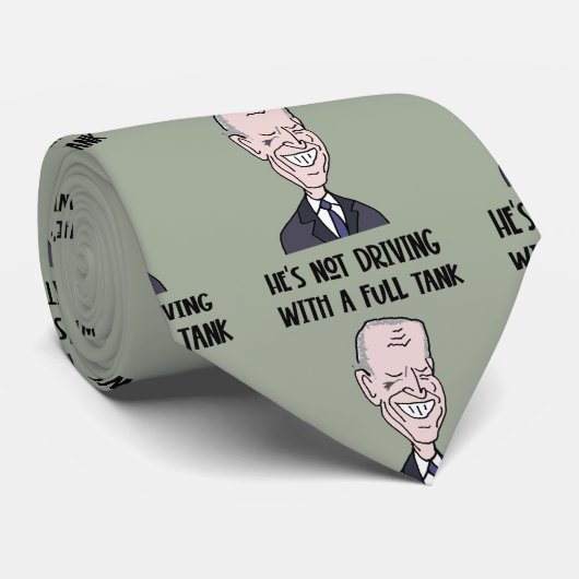 アンチジョーおもしろいバイデン氏とインフレ政治カート ネクタイ (ロール)