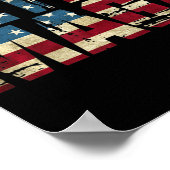 アンチジョーバイデン氏ウルトラマガアメリカ国旗の最高のギフト ポスター (角)